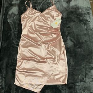 Blush Pink Bodycon Mini Dress